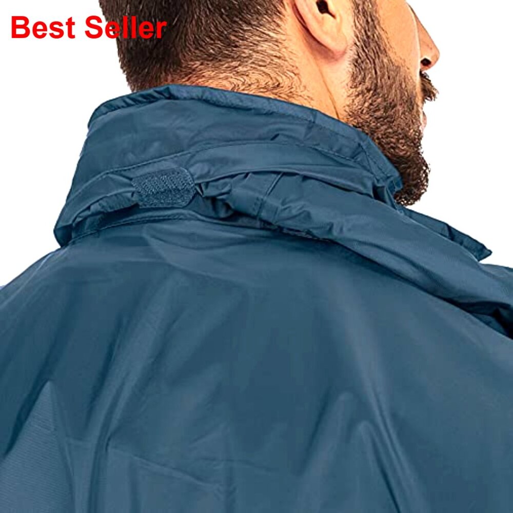 Lightweight Waterproof Rain Shell Jacket With Hoo… - image 2
